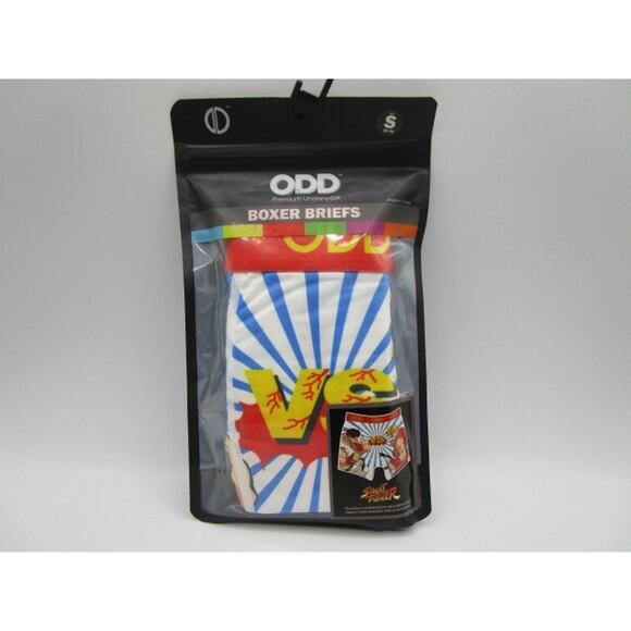 ODD Sox Street Fighter Men's Size Small 28-30 Boxer Briefs Underwear - Picture 1 of 3
